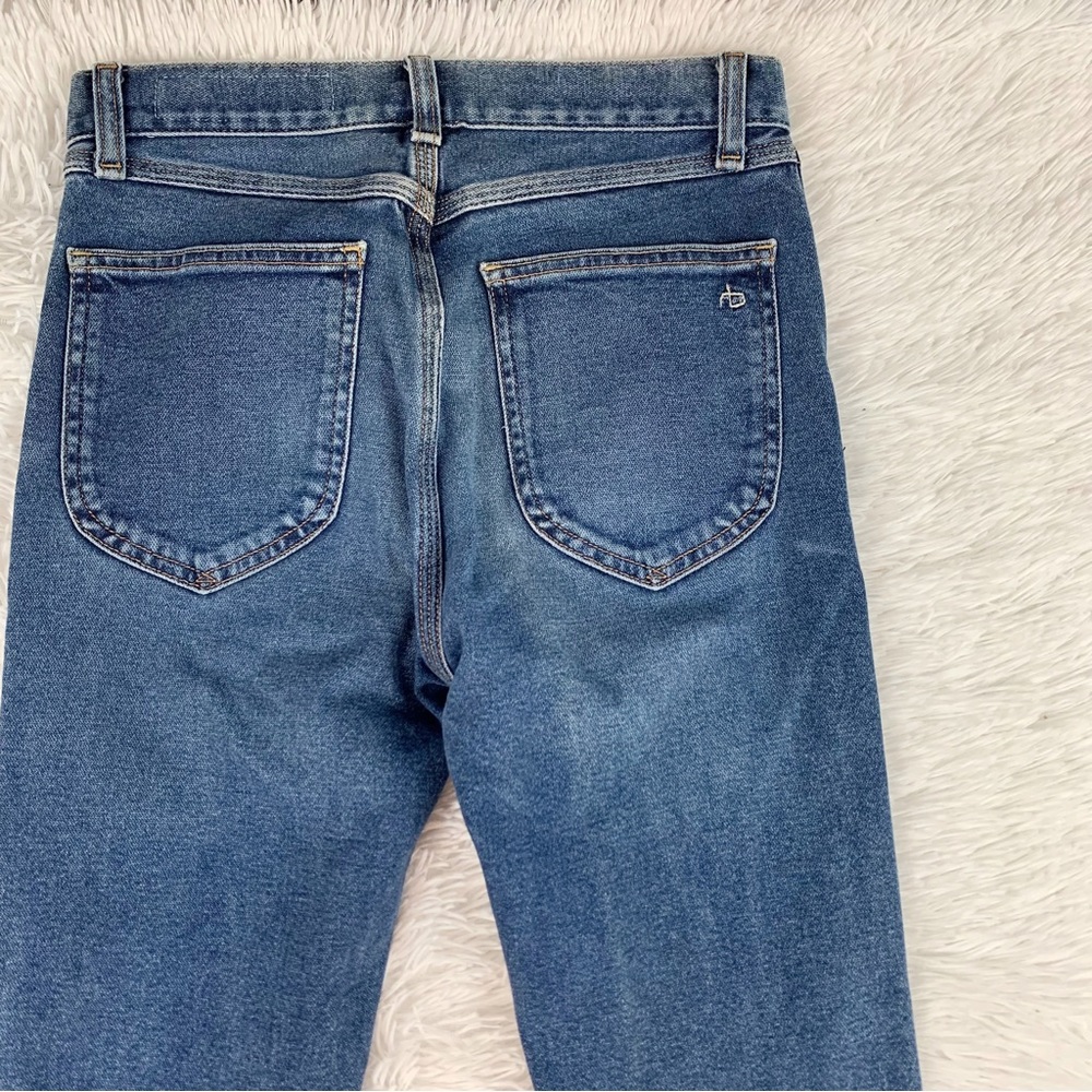 rag‎ & bone Northwood high rise skinny jeans in blue medium wash - Picture 9 of 10